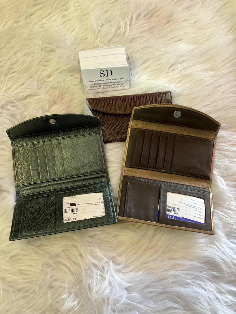 Billeteras Cuero Vacuno