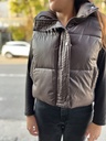 Chaleco Puffer Chocolate Fanny