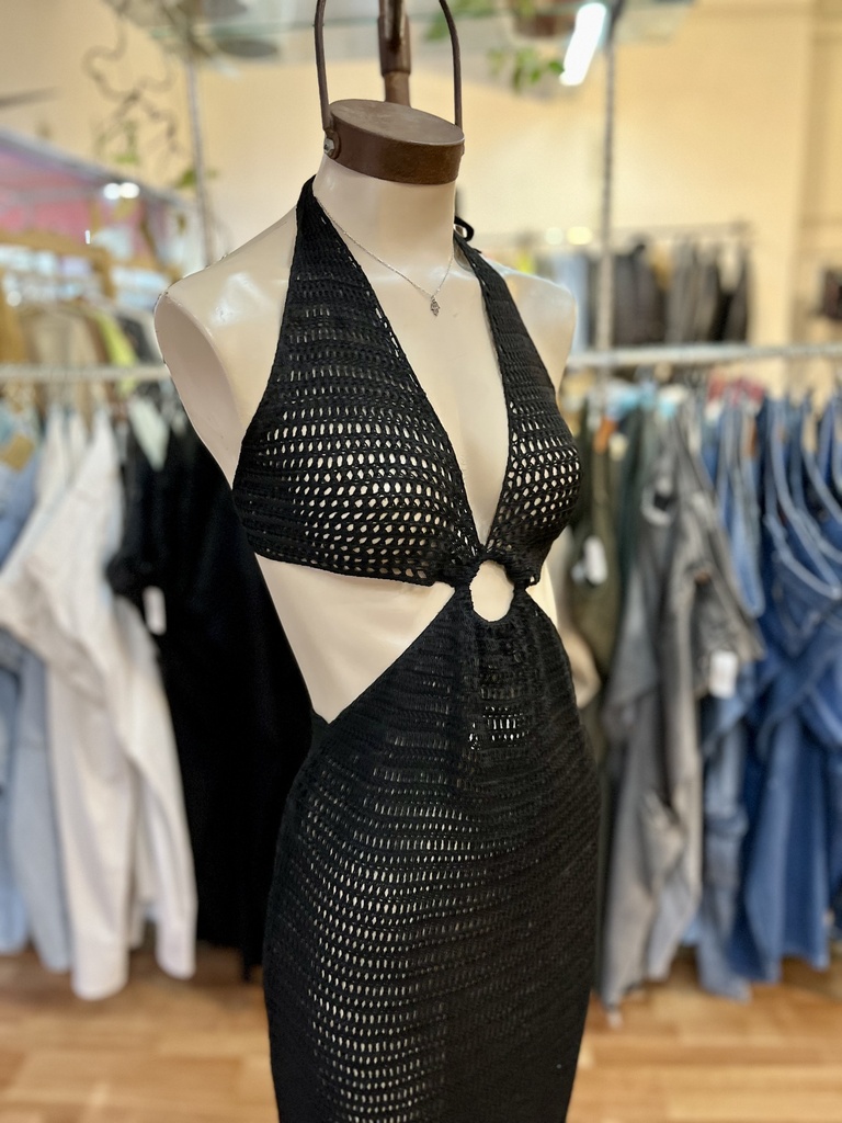 Vestido largo argolla Hilo