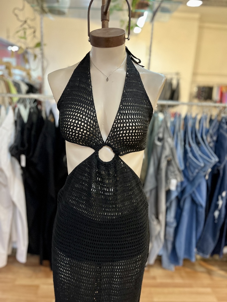 Vestido largo argolla Hilo