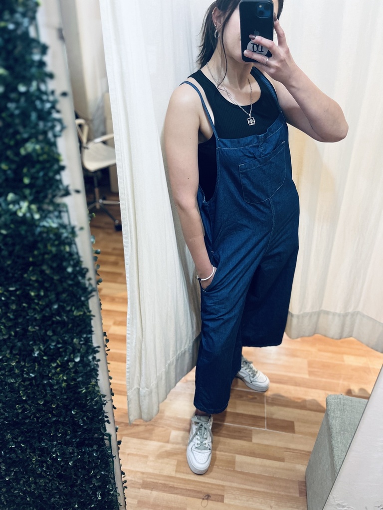 Mono capri azul simil jean