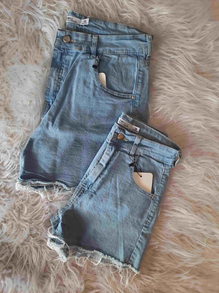 Short Elastizado Celeste