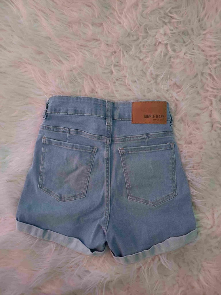 Short Elastizado Cesleste Dobladillo