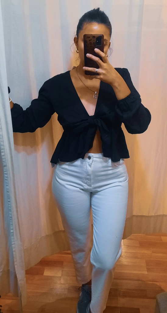 Blusa Madonna Lino Nudo