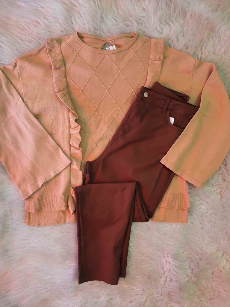 Sweater Manga Oxford Camel