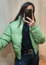 Campera Puffer Engomada Verde