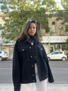 Chaqueta jean Black Strass