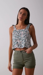 Musculosa Kendra Floreada