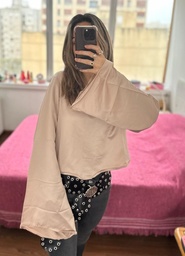 Blusa Seda Manga Oxford